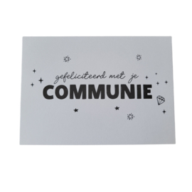 Gefeliciteerd met je communie