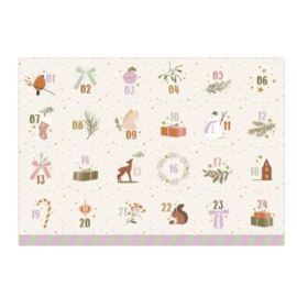 stickervel - Advent - 24 stickers