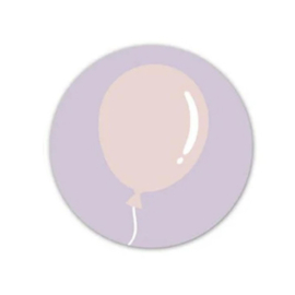 Sticker - Ballon - Lila - Roze