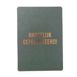 Hartelijk Gefeliciteerd!