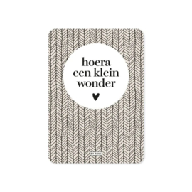 hoera een klein wonder