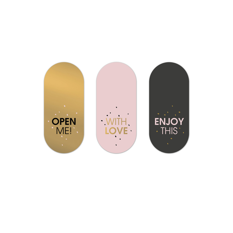 Stickers | RETRO| PINK-GOLD