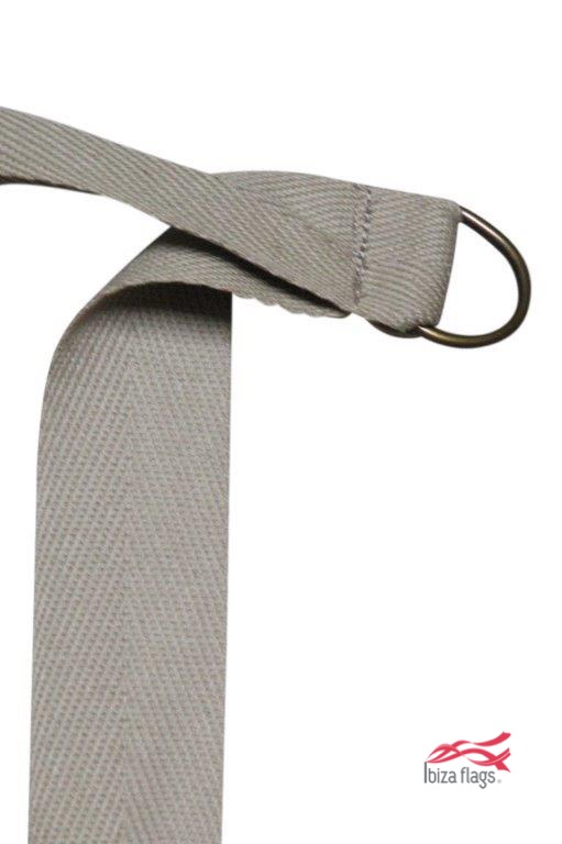 Witte XL punt slinger van stof