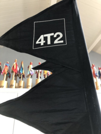 Geimpregneerde beachflags voor 4T2 Run