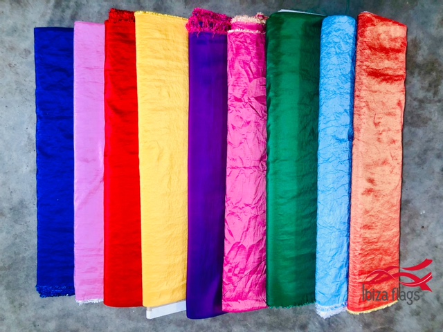 Ibiza vlag Multicolor met bamboe paal