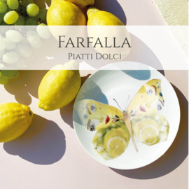 Farfalla - Piatti Dolci- Set van 4 dessert borden