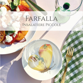 Farfalla -Insalatiere Piccole- Set van 4 schaaltjes