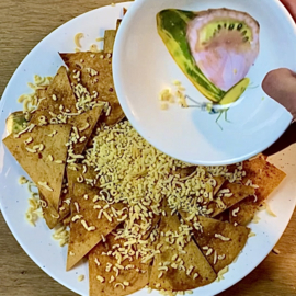 Gezonde Tortilla Chips met zelfgemaakte Dips