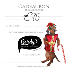 Cadeaubon - 75 Euro