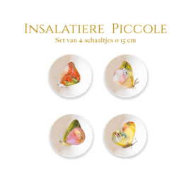 Farfalla -Insalatiere Piccole- Set van 4 schaaltjes  B-Keus