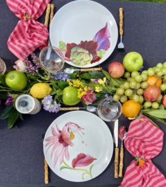 Botanical Wonders - Set van 4 dinerborden B-keus
