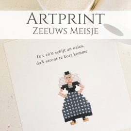 Artprint Zeeuws Meisje