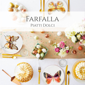 Farfalla - Piatti Dolci- Set van 4 dessert borden