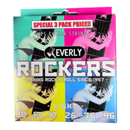 Everly 9010 Rockers by Cleartone - 3 Sets 10-46