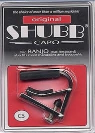 Shubb C5 Standard capo voor mandoline, bouzouki, 4-snarige banjo