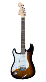 Squier Strat 3-Tone Sunburst LH (occasion)