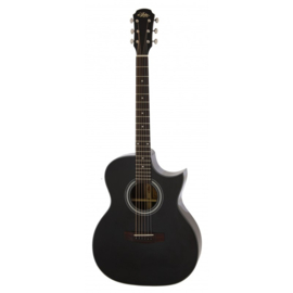 Aria Acoustic Guitar CE Black ARIA -201CE BK