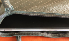 Leather laptop bag 'Kaat'