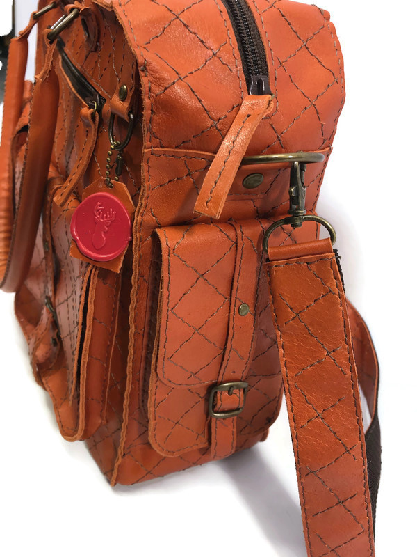 Leather travel / working bag 'Willie'