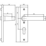 Nemef 3251 Kruk/kruk wc 72/8 Rechts