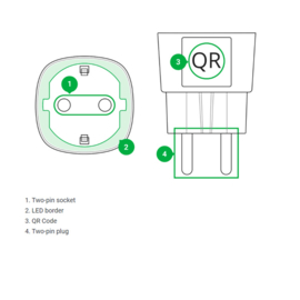 Ajax Smart Socket Zwart