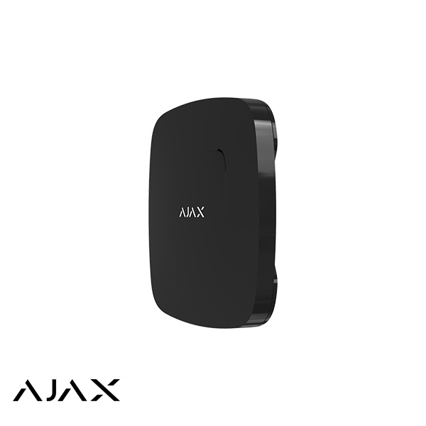 Ajax Plus, zwart, optische rookmelder met CO melder | | MBSBEVEILIGINGSSHOP.NL