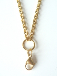 Ketting rvs goud