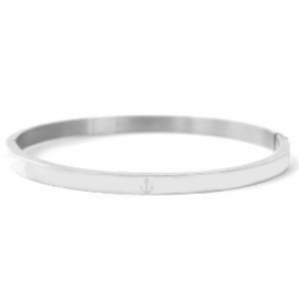 Roestvrij stalen (RVS) Stainless steel armband anker zilver