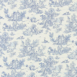 Toile de Jouy mini Pastorale blue