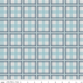 Albion plaid blue