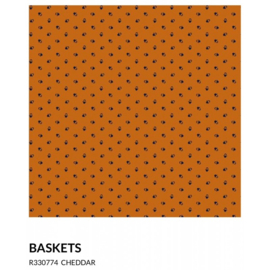 Indigo and Cheddar baskets - cheddar