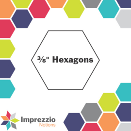 3/8 hexagon papers