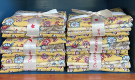 Dutch fat quarter set yellow