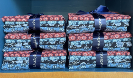 Dutch fat quarter set blue