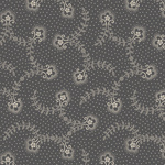 Full Circle Speckled Flowers grey 0638-1044
