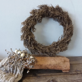 Iron bush wreath natural