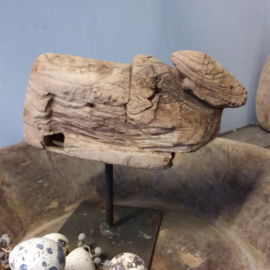 Old cow on stand 1