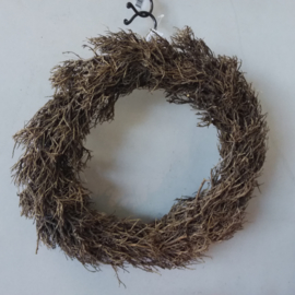 Iron bush wreath natural