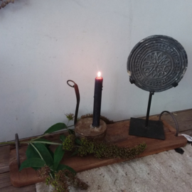 Iron candleholder