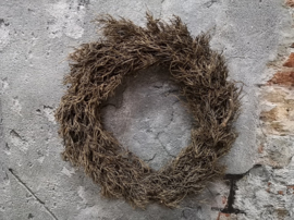 Iron bush wreath natural