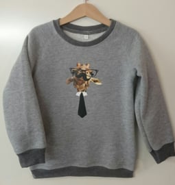 Giraffe sweater - Maat 116