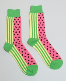Watermeloen sokken - Maat 38 t/m 41