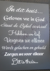 In dit huis geloven we in God