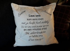 Kussen Lieve oma