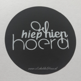 Sticker - Hiep Hiep Hoera