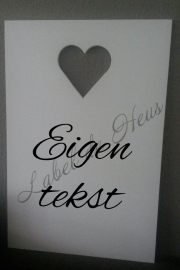 Eigen ontwerp/inbreng