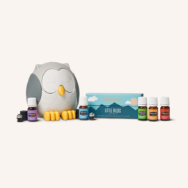 Starter bundel Little Oilers met Feather the Owl diffuser