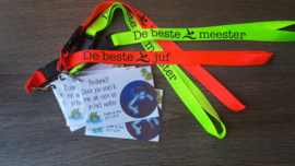 Keycord de beste zwemmeester / zwemjuf