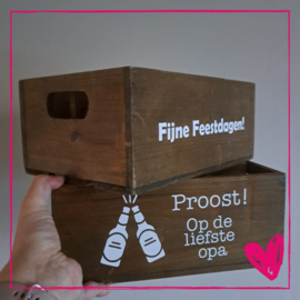 Bierkratje Proost op de liefste papa / Proost op de liefste opa