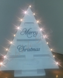 Kerstboom met verlichting